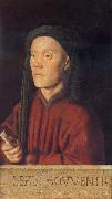 Jan Van Eyck Portrait of a Young Man oil painting artist